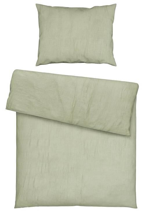 Lenjerie de pat Melania, cca. 140x200/50x70 cm - gri, Lifestyle, textil (140/200cm) - Mömax