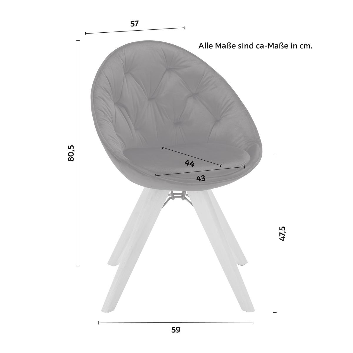 KRZESŁO DARIA - kolor bukowy/czarny, Modern, metal/drewno (57/80,5/59cm) - Bessagi Home