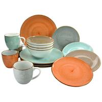 Kombinirani Servis Vintage Nature Bunt, 16-Delni - večbarvno, Basics, keramika - Creatable