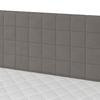 KONTINENTALSÄNG OLIVIA - grå/ekfärgad, Modern, trä/textil (180/200cm) - Bessagi Home