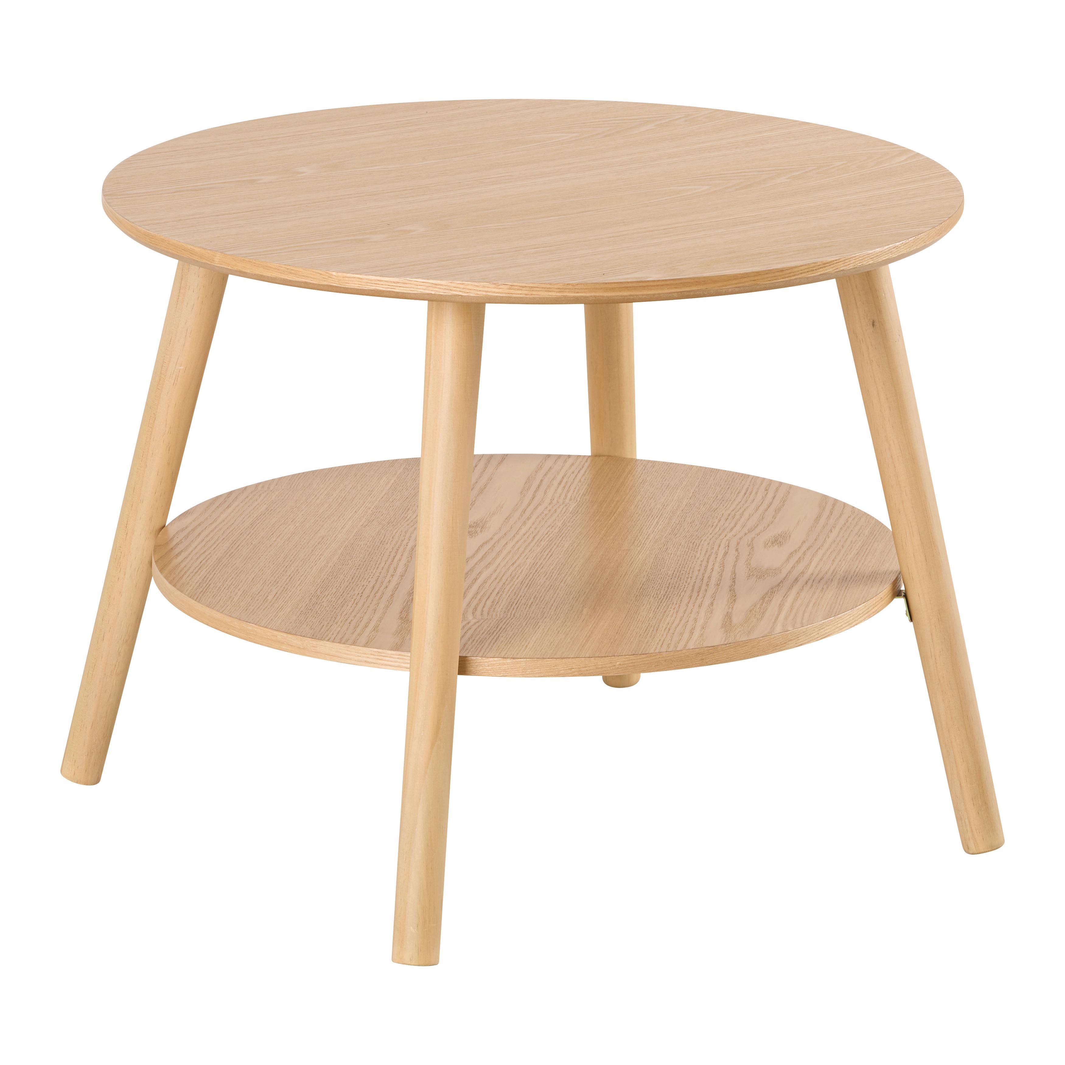 SOFFBORD FREDDY - naturfärgad, Modern, trämaterial/trä (60/43cm) - Mömax