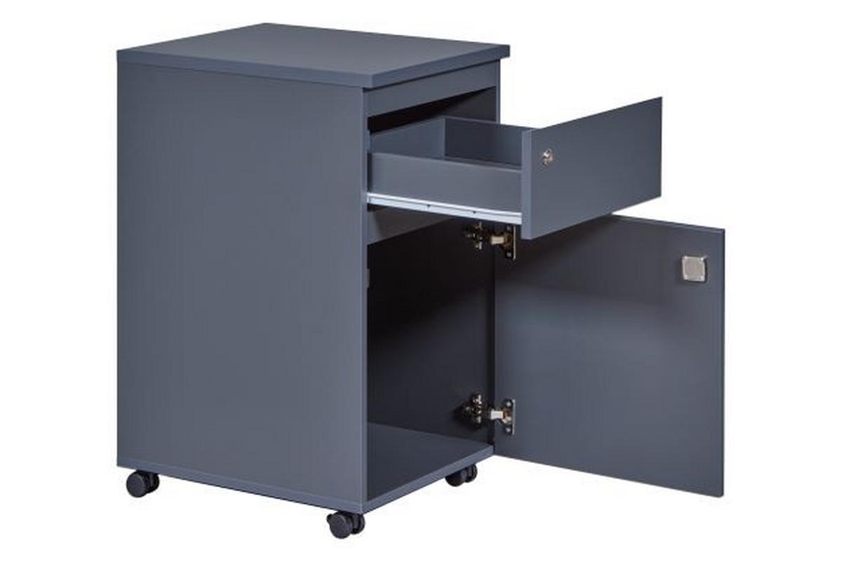 caisson à roulettes in Anthrazit - Anthrazit, Modern, Holzwerkstoff/Kunststoff (44/77/51cm) - Mömax