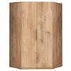 Kutni Ormar Level 36 A - boje hrasta/boje kroma, Moderno, drvni materijal (120cm) - Modern Living