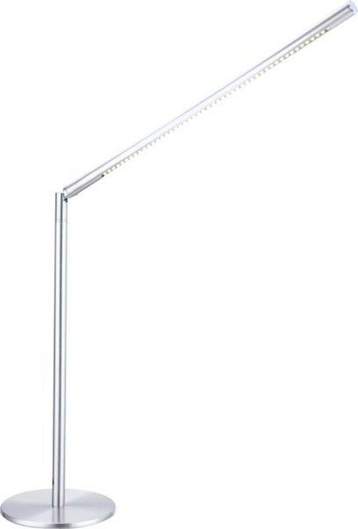 LED-Schreibtischleuchte Itanos Nickelfarben max. 3 Watt - Basics, Metall (50/14/80cm) - Globo