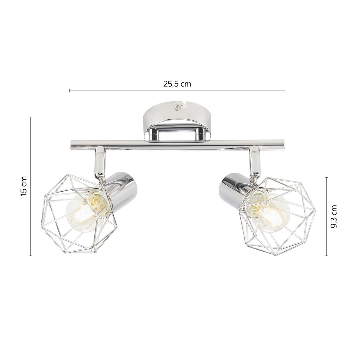 Strahler Klausi max. 40 Watt - MODERN, Metall (25,5/15cm) - Mömax