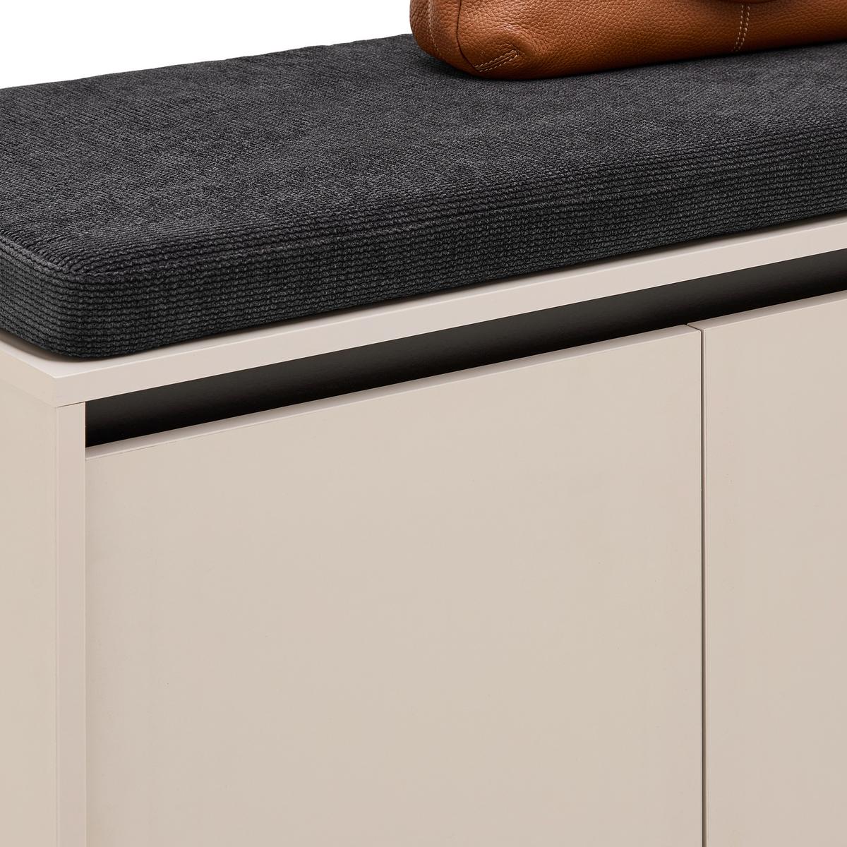 Garderobenbank Arran Kaschmir - Kaschmir, Modern, Holzwerkstoff (80/57/40cm) - Mömax