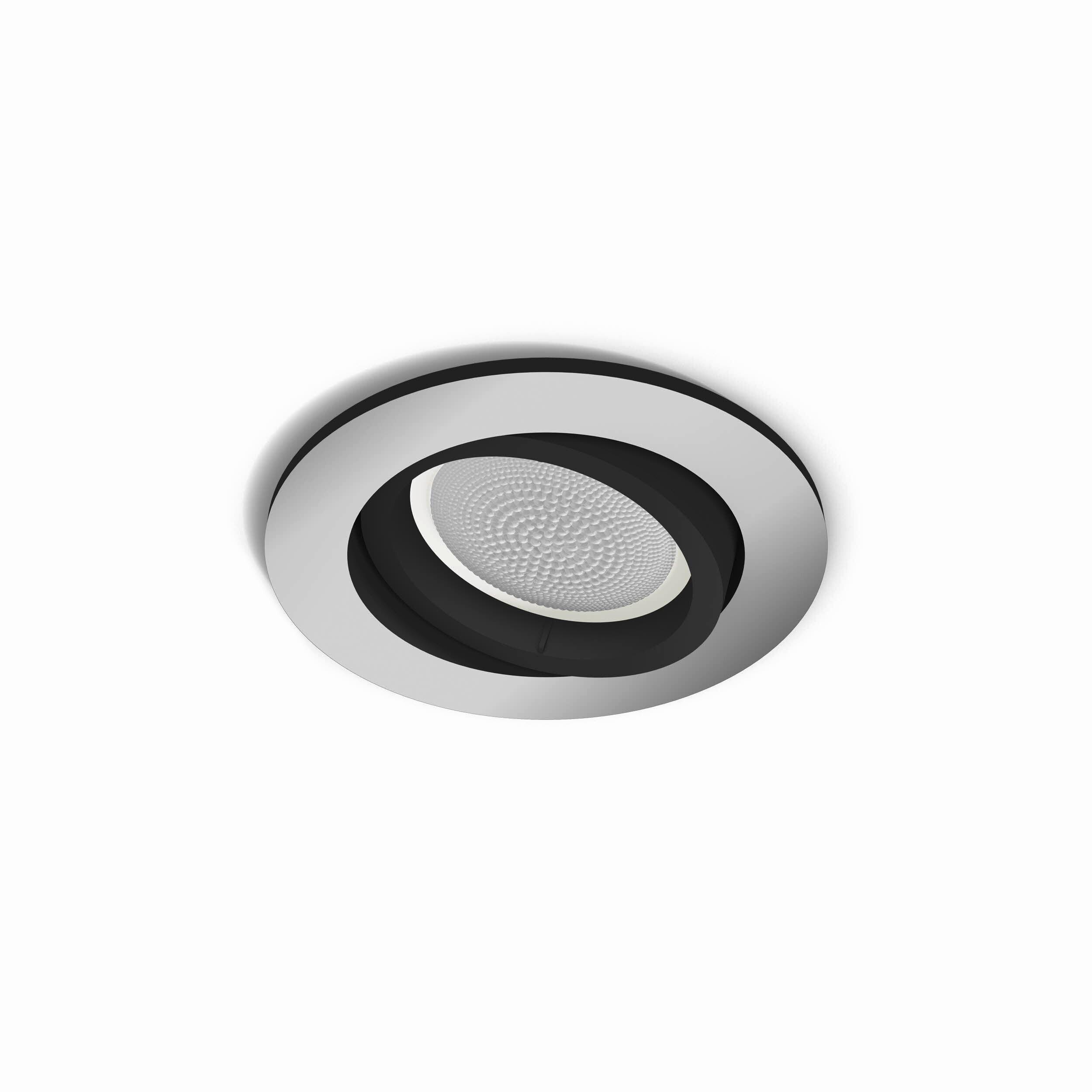 GŁOWICA LED 33854800 HUE MILLISKIN - kolor srebrny, Basics, tworzywo sztuczne (9/10/9cm) - Philips HUE