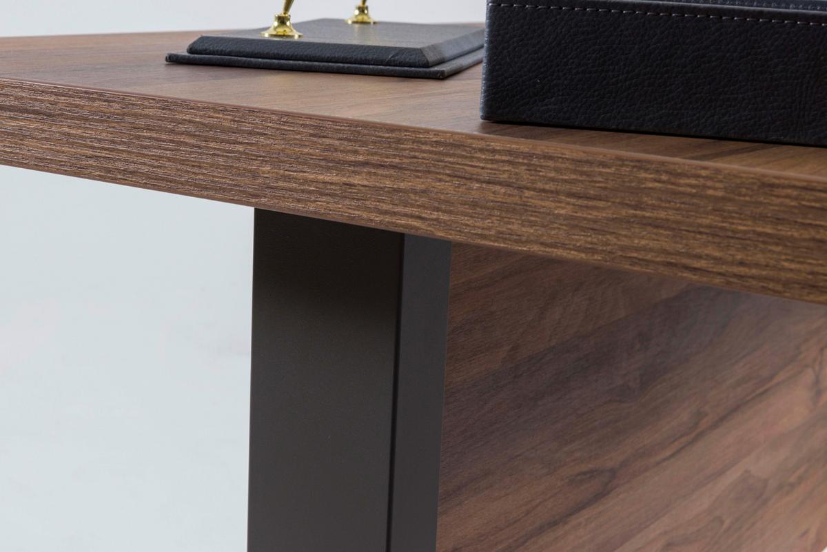 Radni Sto Rilega - antracit, Moderno, metal/pločasti materijal (120/75/80cm) - Modern Living