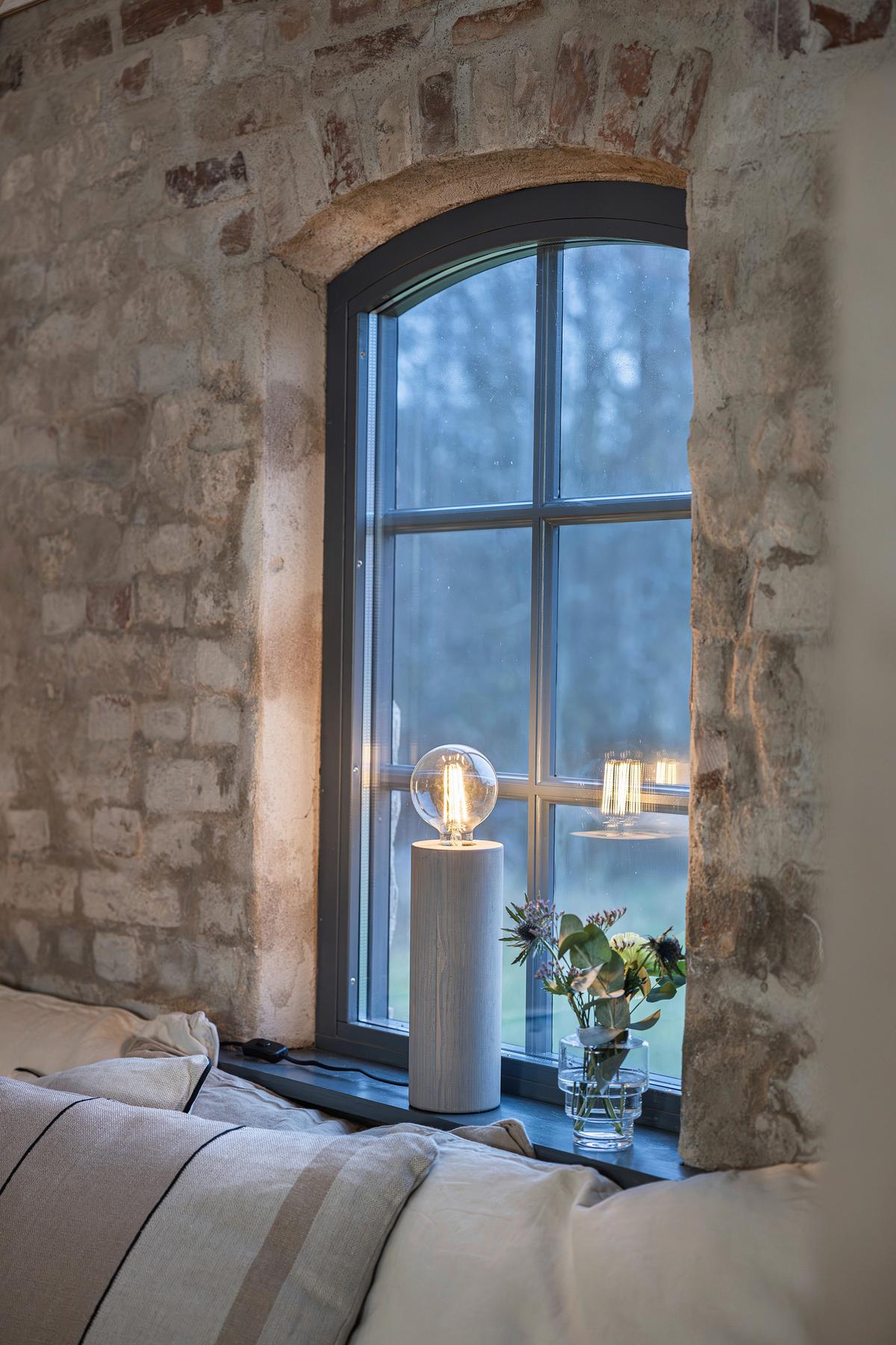 Tischleuchte Legna max. 40 Watt - Grau, Basics (20/30/35cm) - Markslöjd