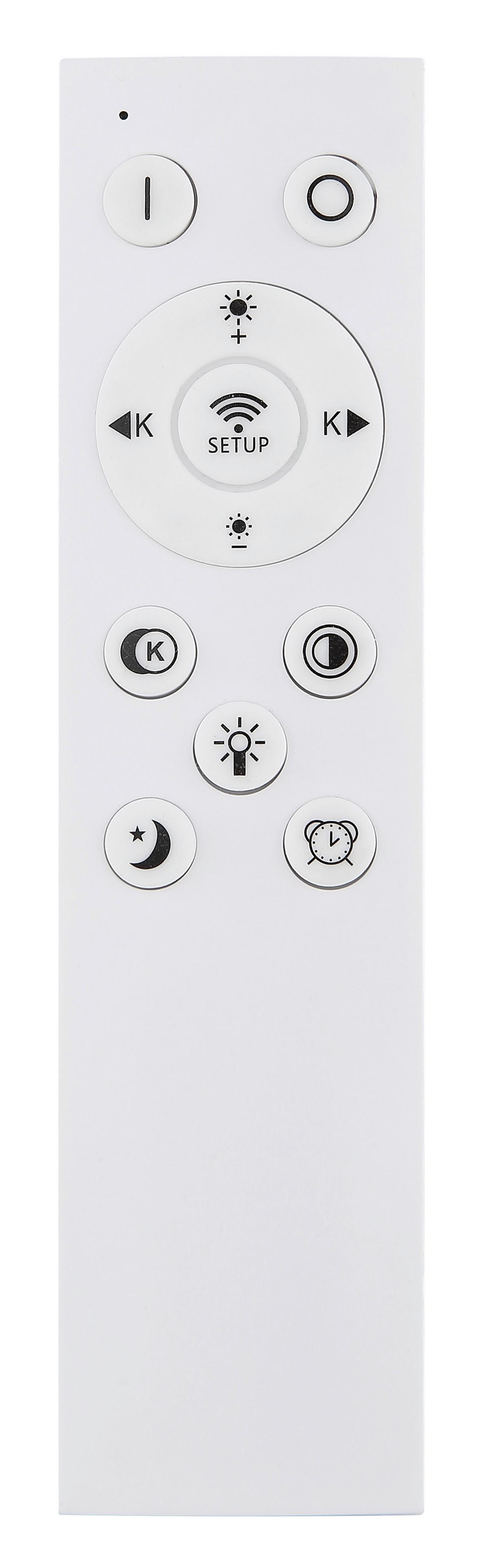 Led Svjetiljka Stropna Octavio 41786-42 - boje pijeska/opalna, Moderno, metal/plastika (45/45/7cm)