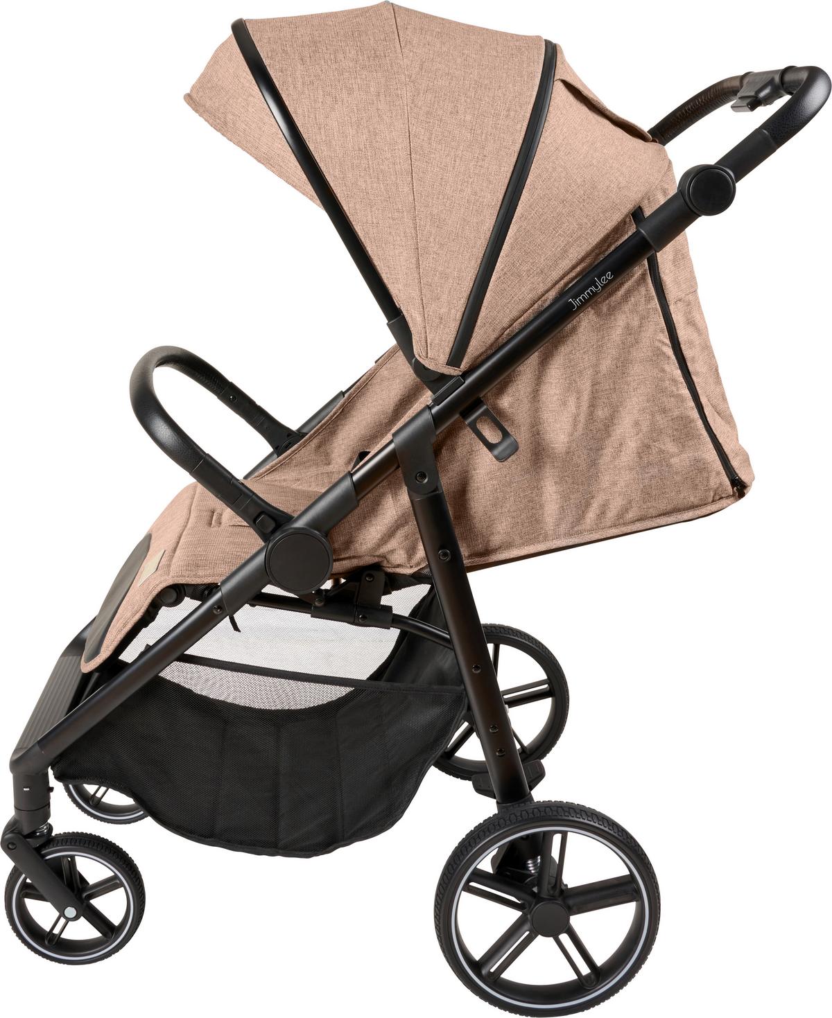 WÓZEK SPACEROWY SMART CRUISER - beżowy/czarny, Trend, tworzywo sztuczne/metal (55/56/107cm) - Jimmylee