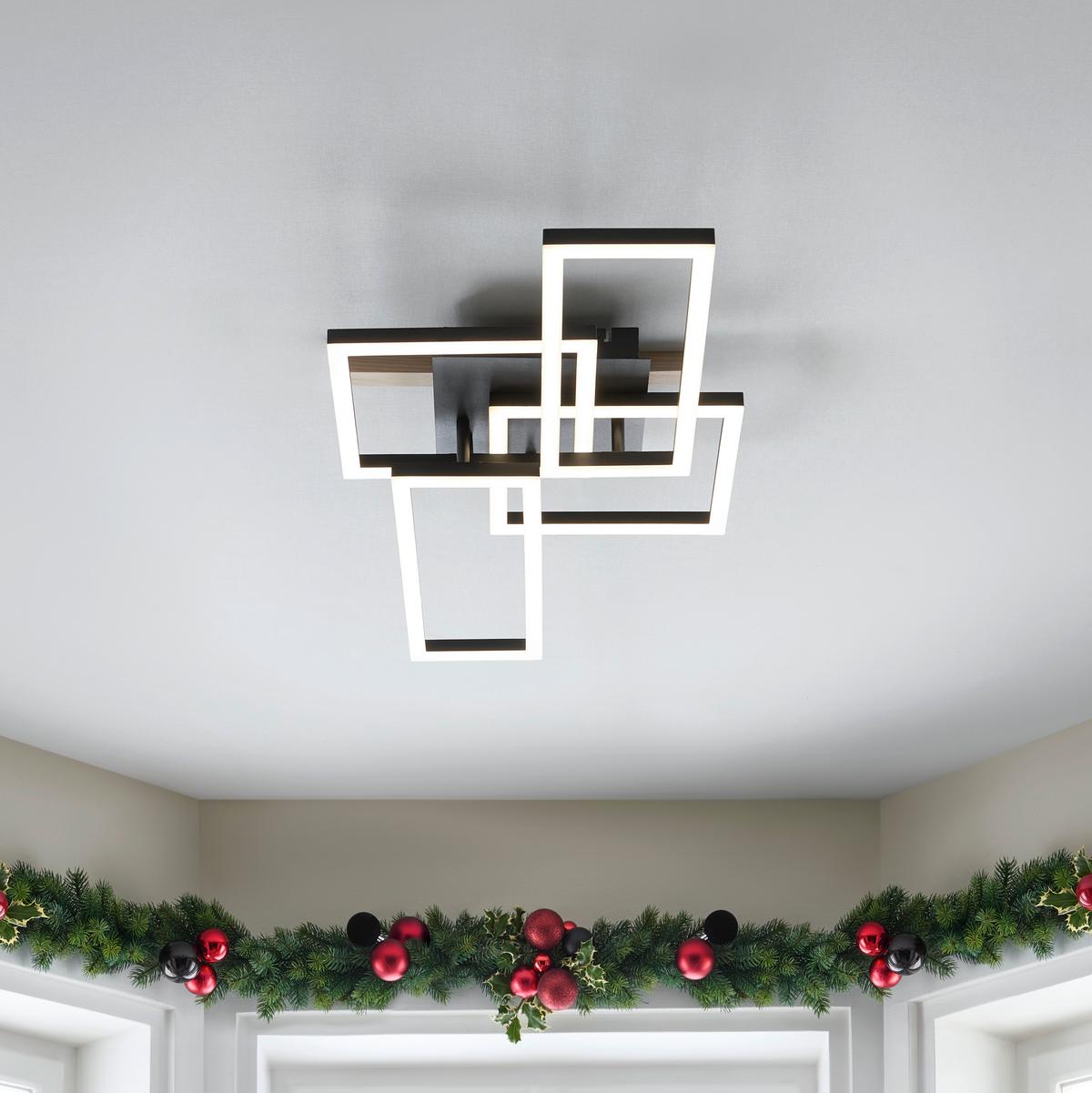 Plafonieră cu LED Wonder - alb, Modern, plastic/metal (70/36/9cm) - Mömax