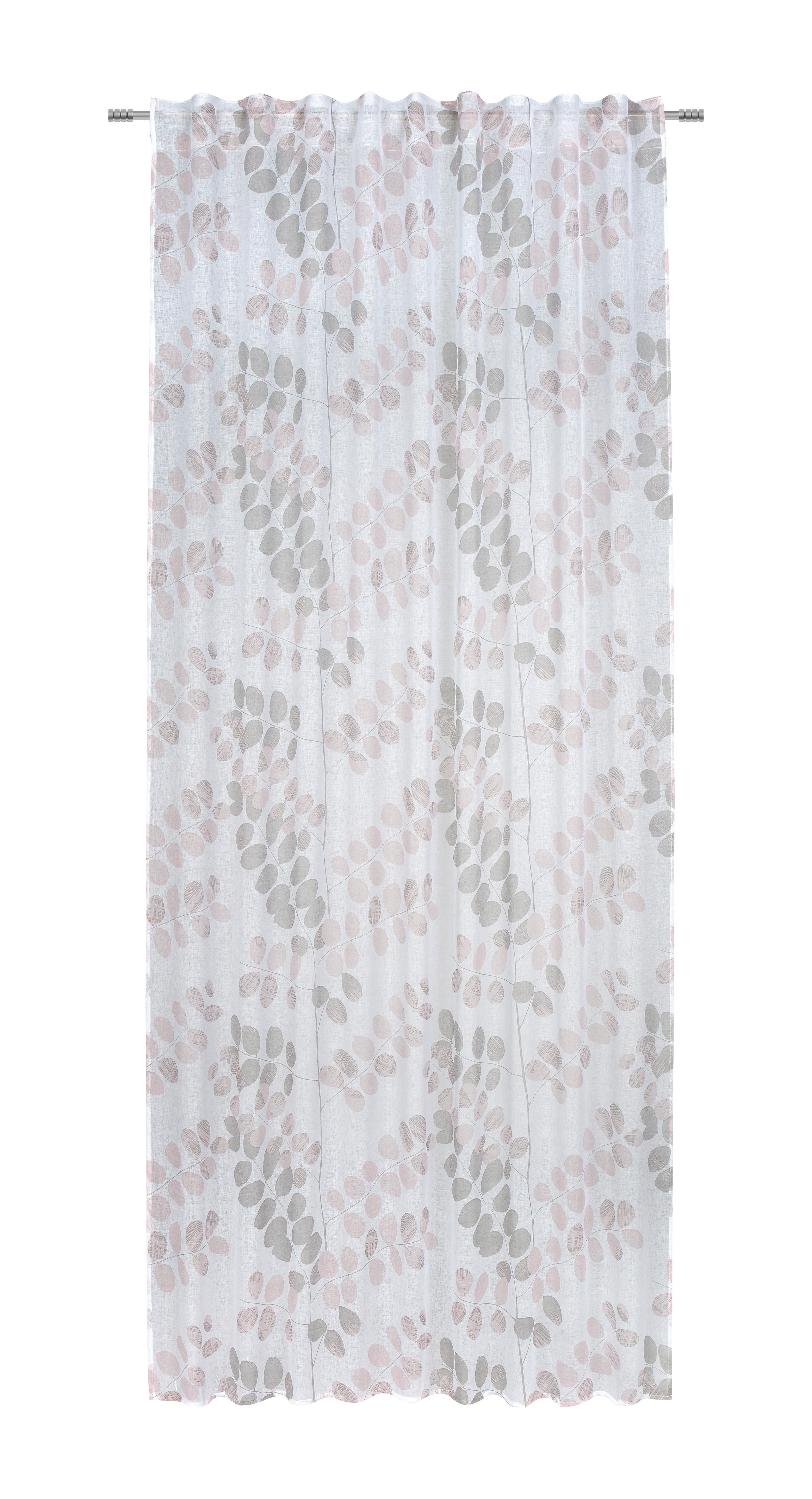 Fertigvorhang Endless ca. 140x245cm - Rosa, KONVENTIONELL, Textil (140/245cm) - Modern Living