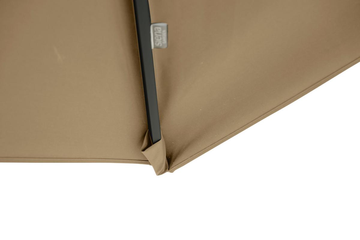 AMPELSCHIRM T50072 - Taupe/Anthrazit, MODERN, Textil/Metall (300/300cm) - Siena Garden