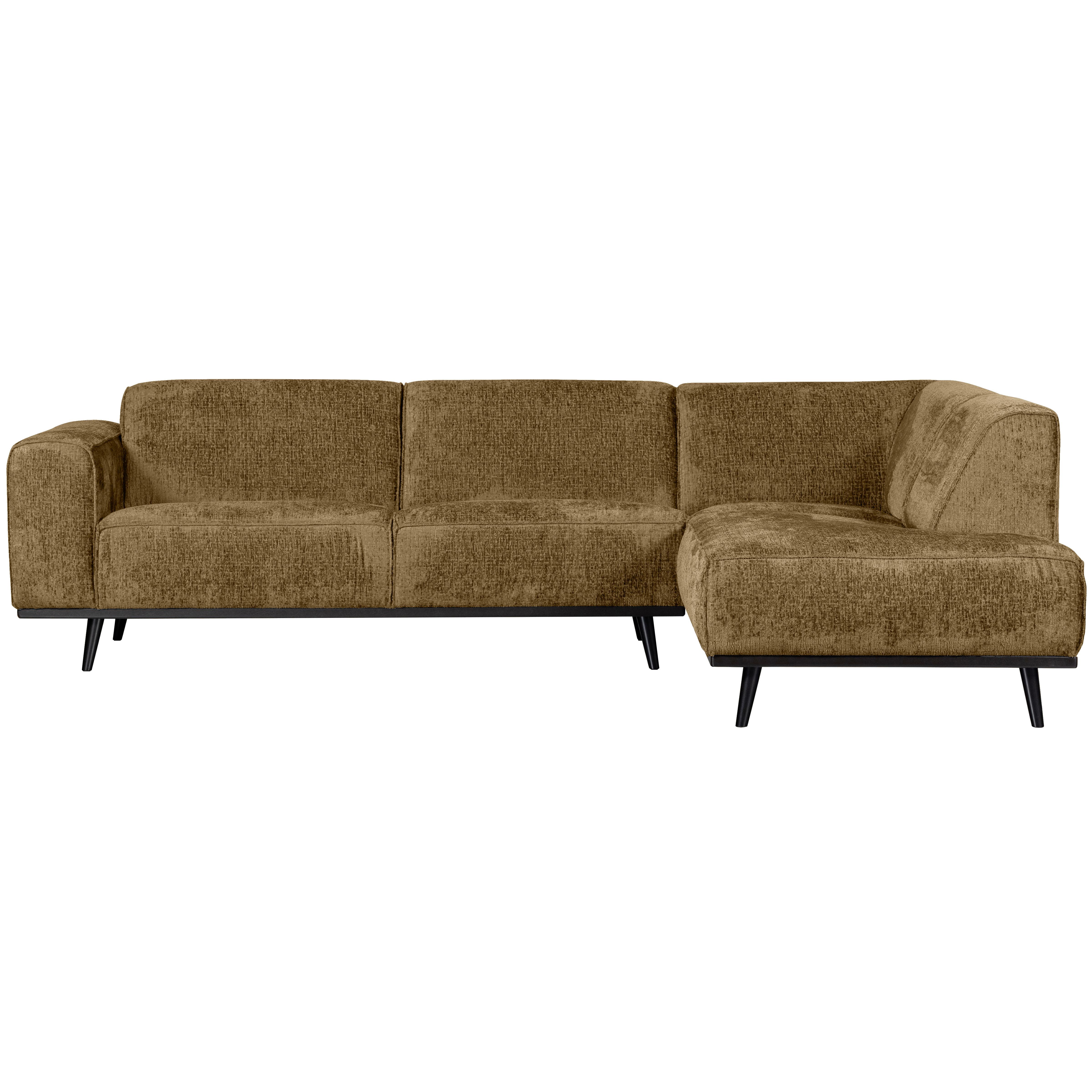 ECKSOFA Statement Gelb S: 274x210cm - Gelb/Schwarz, Design, Holz/Textil (274/210cm) - Livetastic