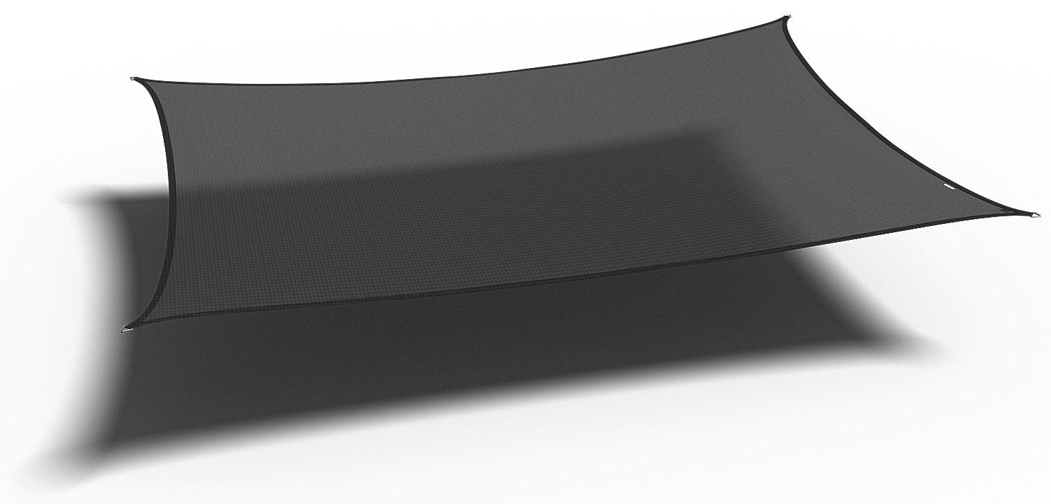 Sonnensegel Coolfit Schwarz - Schwarz, MODERN, Kunststoff (300cm) - Gardenson