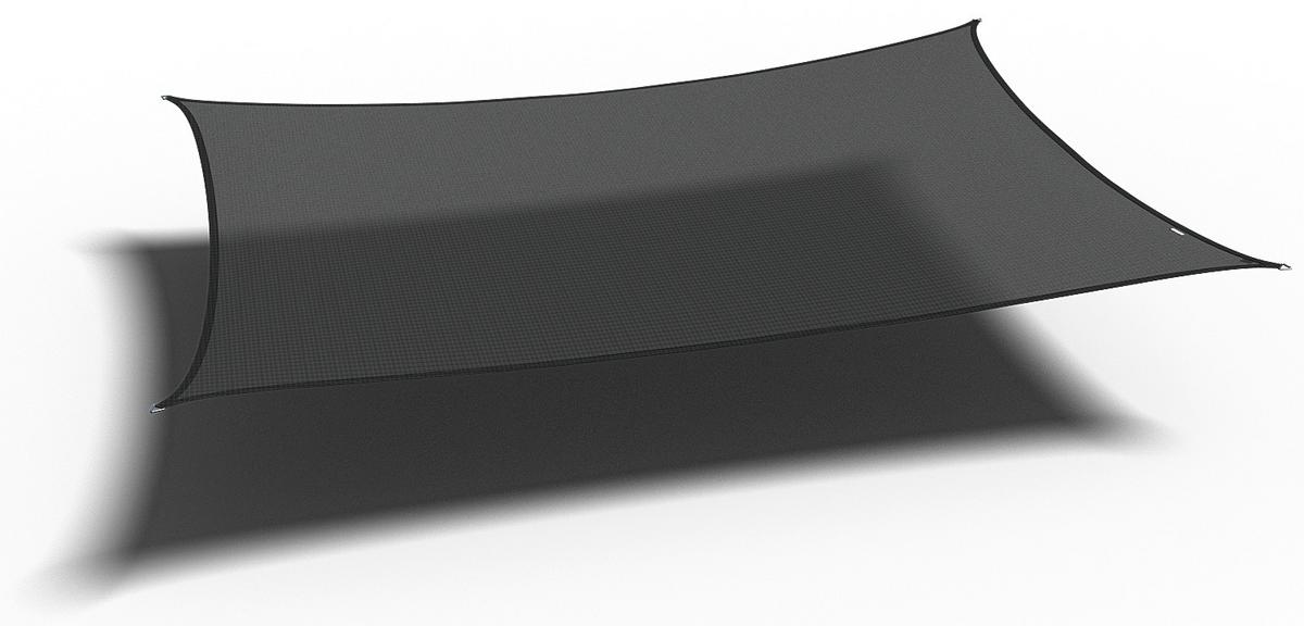 Sonnensegel Coolfit Schwarz - Schwarz, MODERN, Kunststoff (300cm) - Gardenson