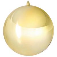 Christbaumkugel Big Goldfarben - Goldfarben, Kunststoff (10cm) - Mömax