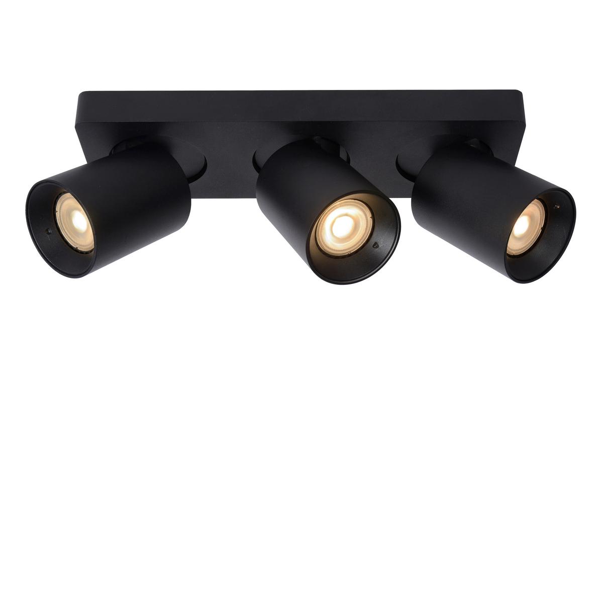 Led-strahler 09929/15/30 Nigel - Schwarz, Konventionell, Metall (30/10/11.5cm) - Lucide