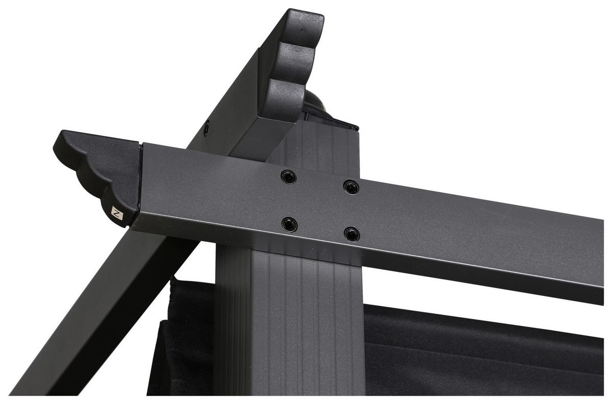 PERGOLA LAZIO - Schwarz, KONVENTIONELL, Textil (395/245/295cm) - Gardenson