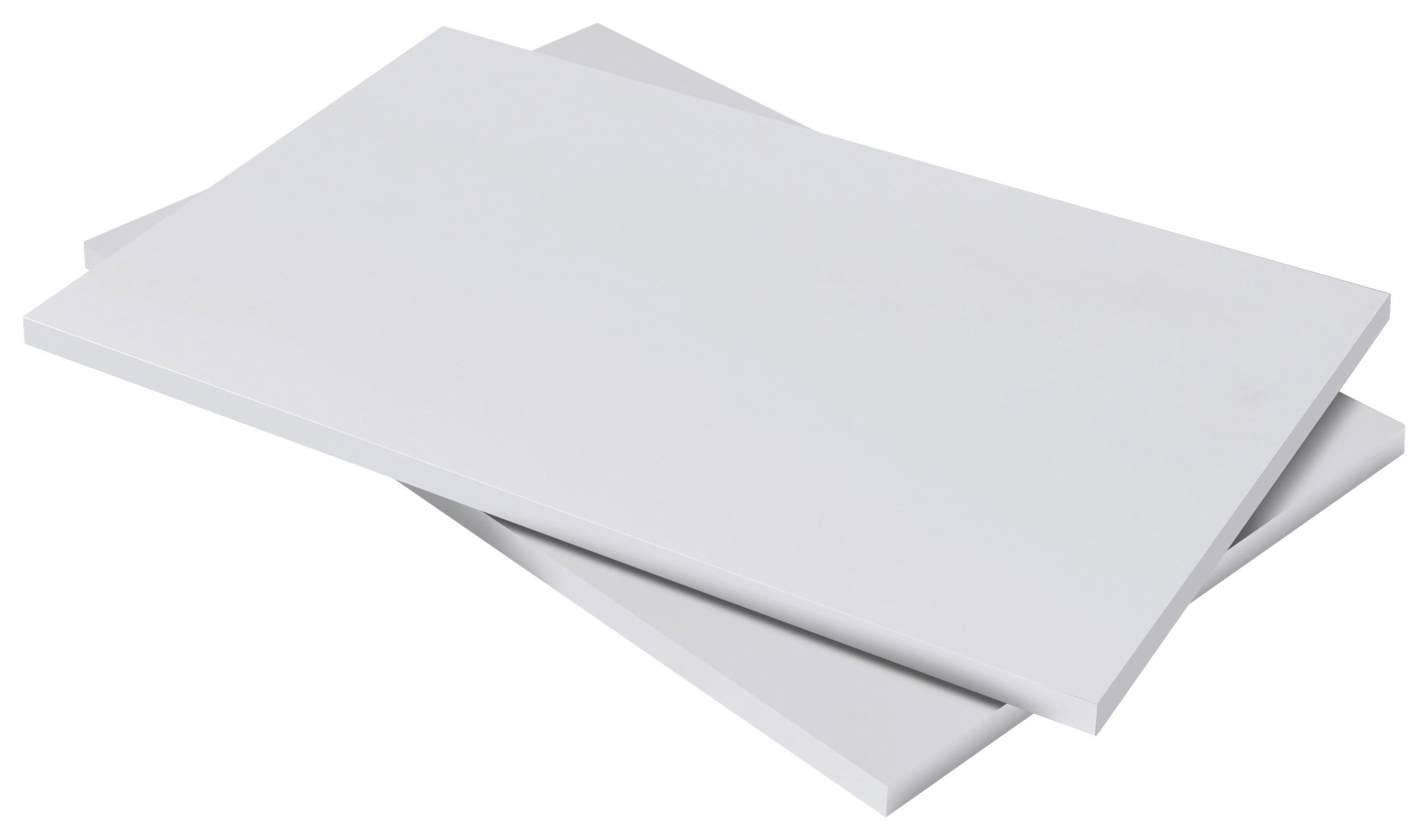 ZESTAW PÓŁEK WKŁADANYCH PULS - biały, materiał drewnopochodny (82,6/1,5/40cm) - Carryhome