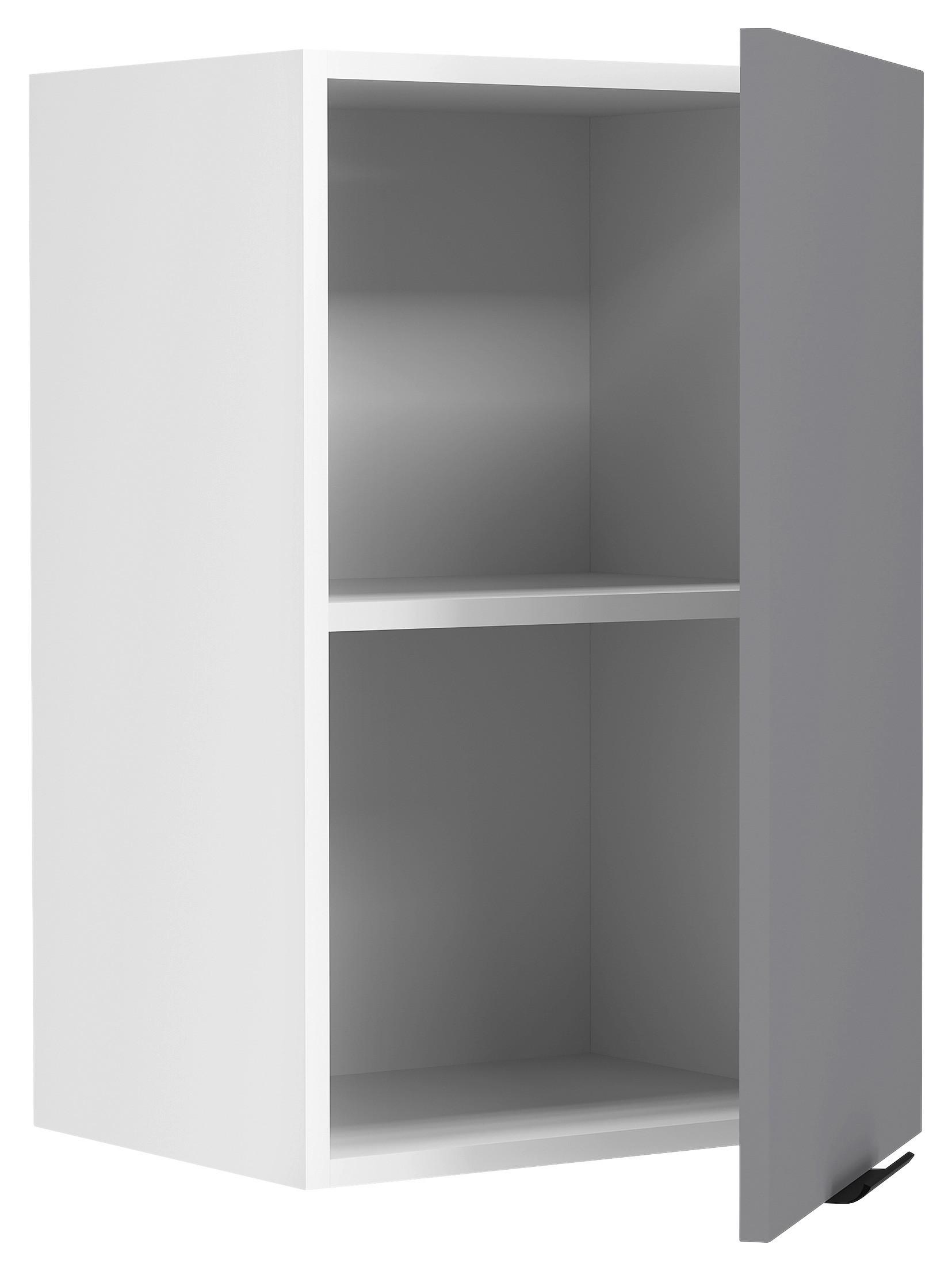 KÜCHENOBERSCHRANK FASOLA - Weiss/Anthrazit, Trend, Holzwerkstoff/Kunststoff (40/60/31cm) - MID.YOU