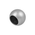 Endstück Combi Ball aus Edelstahl - Edelstahlfarben, MODERN, Metall (1/1/1cm) - Mömax modern living Endstück Combi Ball aus Edelstahl - Edelstahlfarben, MODERN, Metall (1/1/1cm) - Mömax modern living