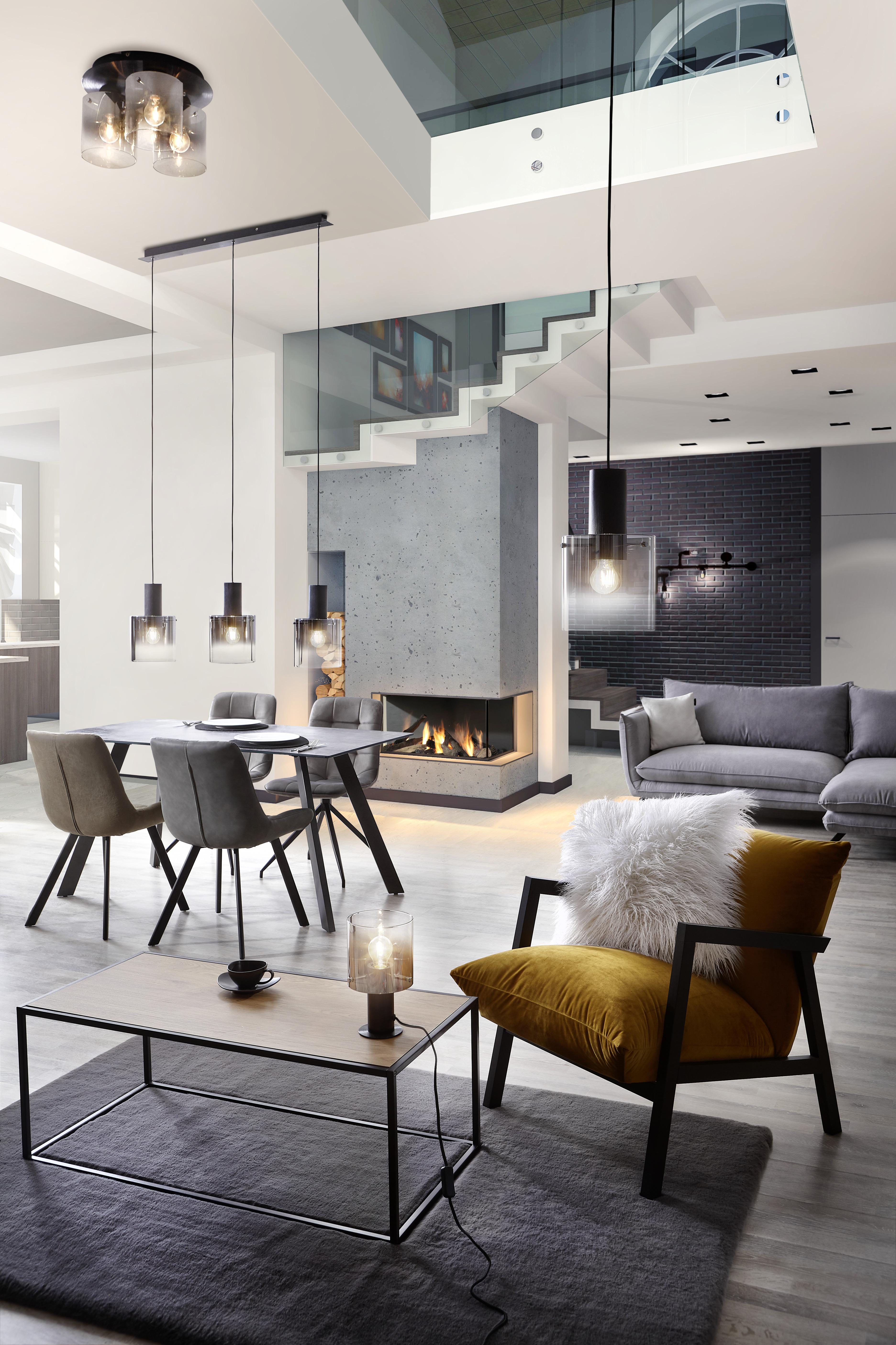 LAMPA WISZĄCA ALESUND - Design, metal/szkło (20/120cm) - Dieter Knoll