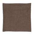 Prevleka Blazine Leinenoptik - temno rjava, tekstil (50/50cm) - Premium Living Prevleka Blazine Leinenoptik - temno rjava, tekstil (50/50cm) - Premium Living