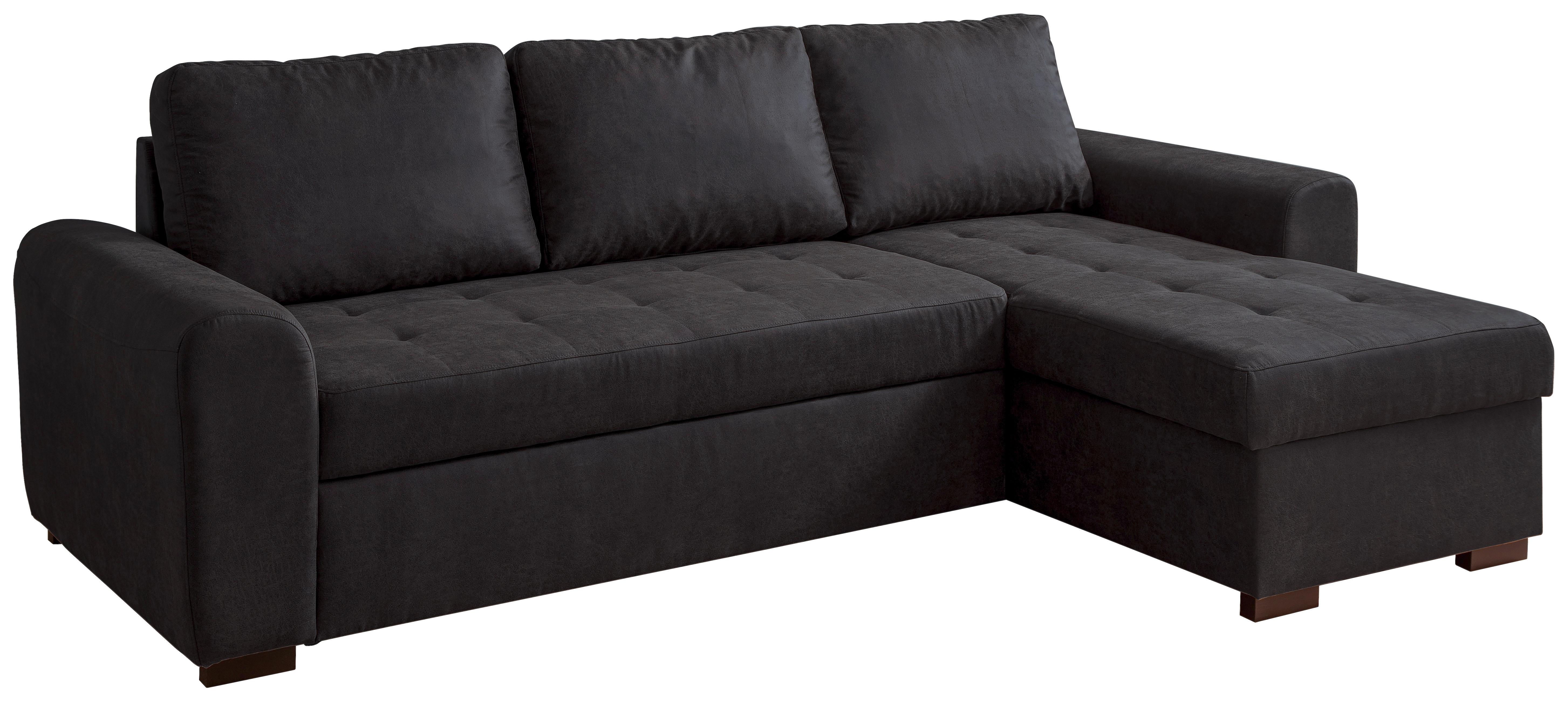 Ecksofa Poll Dunkelbraun - Dunkelbraun, MODERN, Textil (243/85/155cm) - Mömax