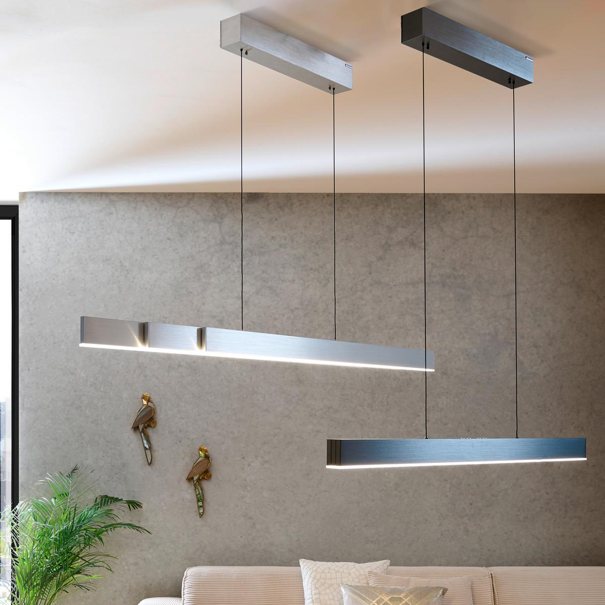 LAMPA WISZĄCA LED 2545-15 PURE-MOTO-RISE - antracytowy, Design, tworzywo sztuczne/metal (200/8,2/240cm) - Neuhaus PURE