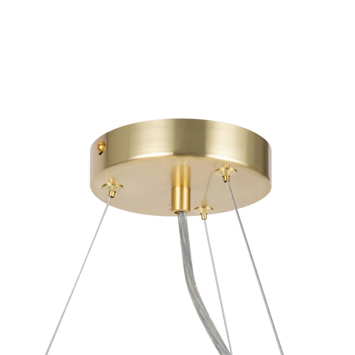 PENDELLEUCHTE DALLAS - Goldfarben, Basics, Glas/Metall (23,8/135,4/69cm) - MAYTONI