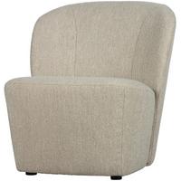 Cocktailsessel Lofty Naturfarben Bouclé - Schwarz/Naturfarben, Design, Kunststoff/Textil (68/75/72cm) - Livetastic