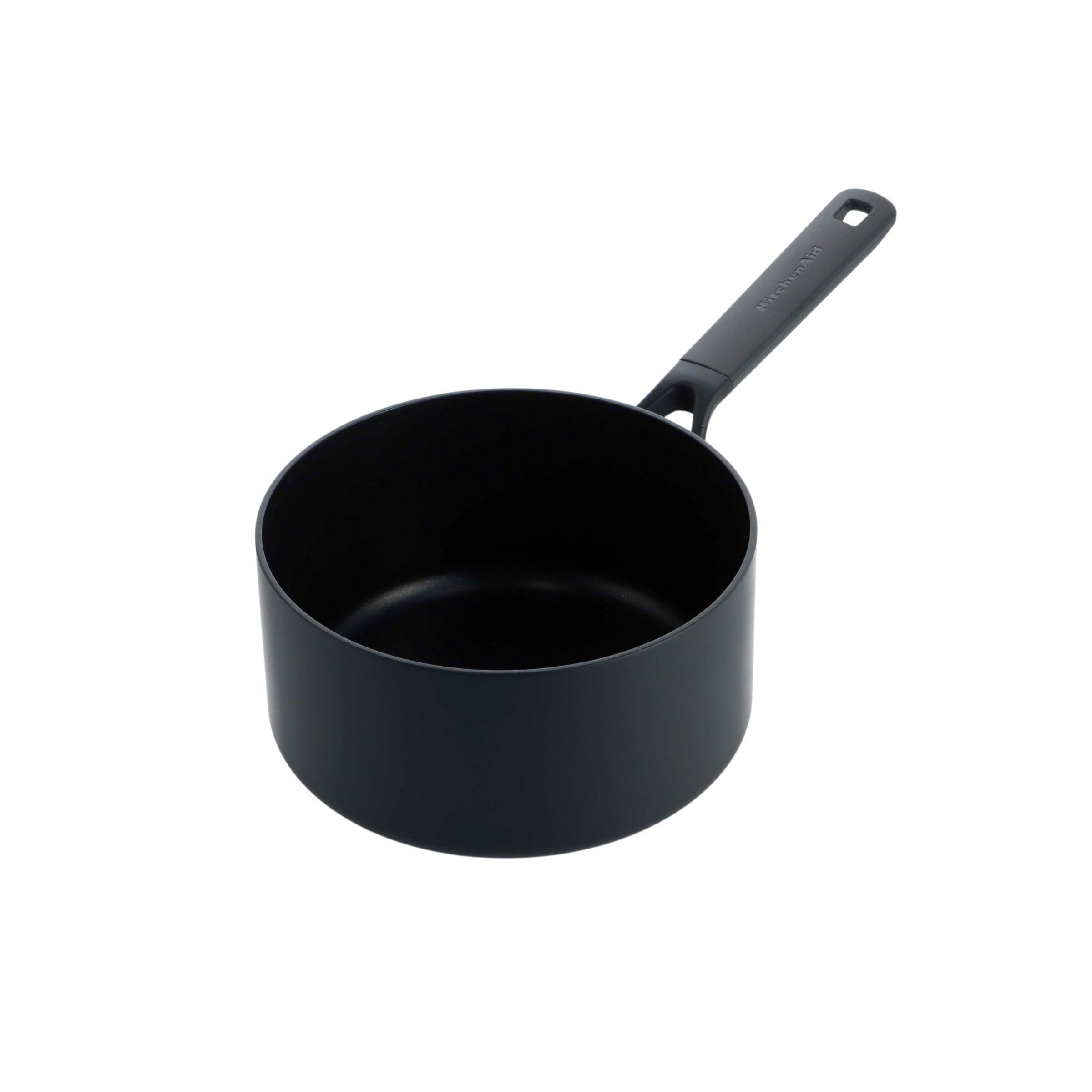 RONDEL Z RĄCZKĄ CLASSIC FORGED ALUMINIUM - czarny, Basics, tworzywo sztuczne/metal (20cm) - Kitchenaid