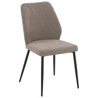 Stolica Tena - svijetlo smeđa/crna, Basics, metal/tekstil (46,5/86,5/59cm) - Based