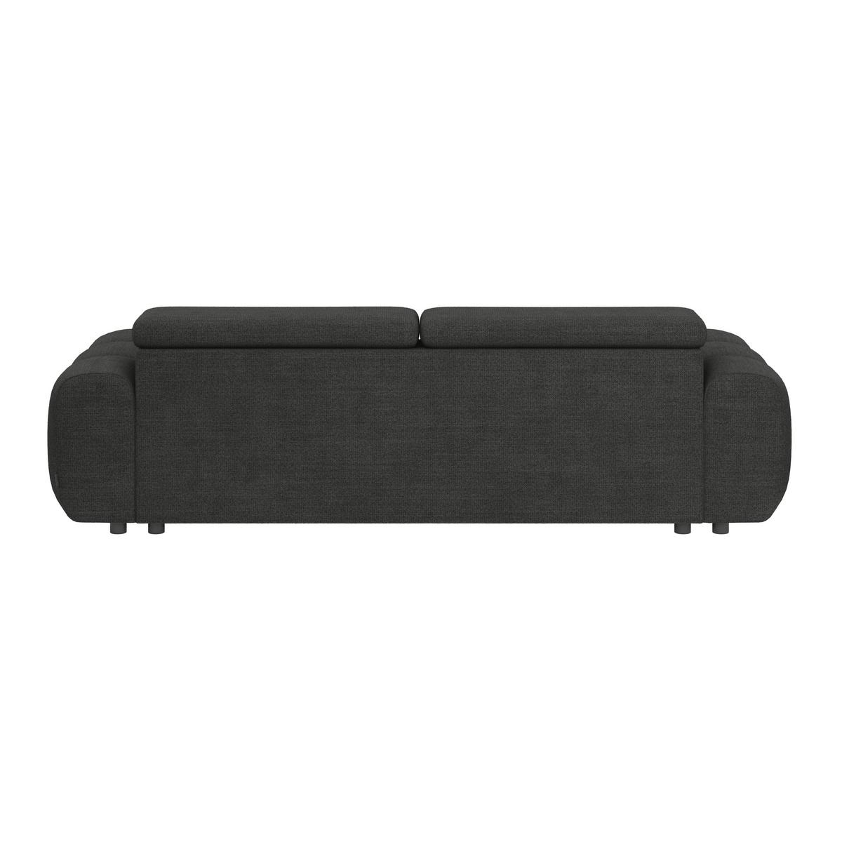 Velika Sofa Bull - crna, Design, tekstil/plastika (248/77-97/108cm) - Luca Bessoni