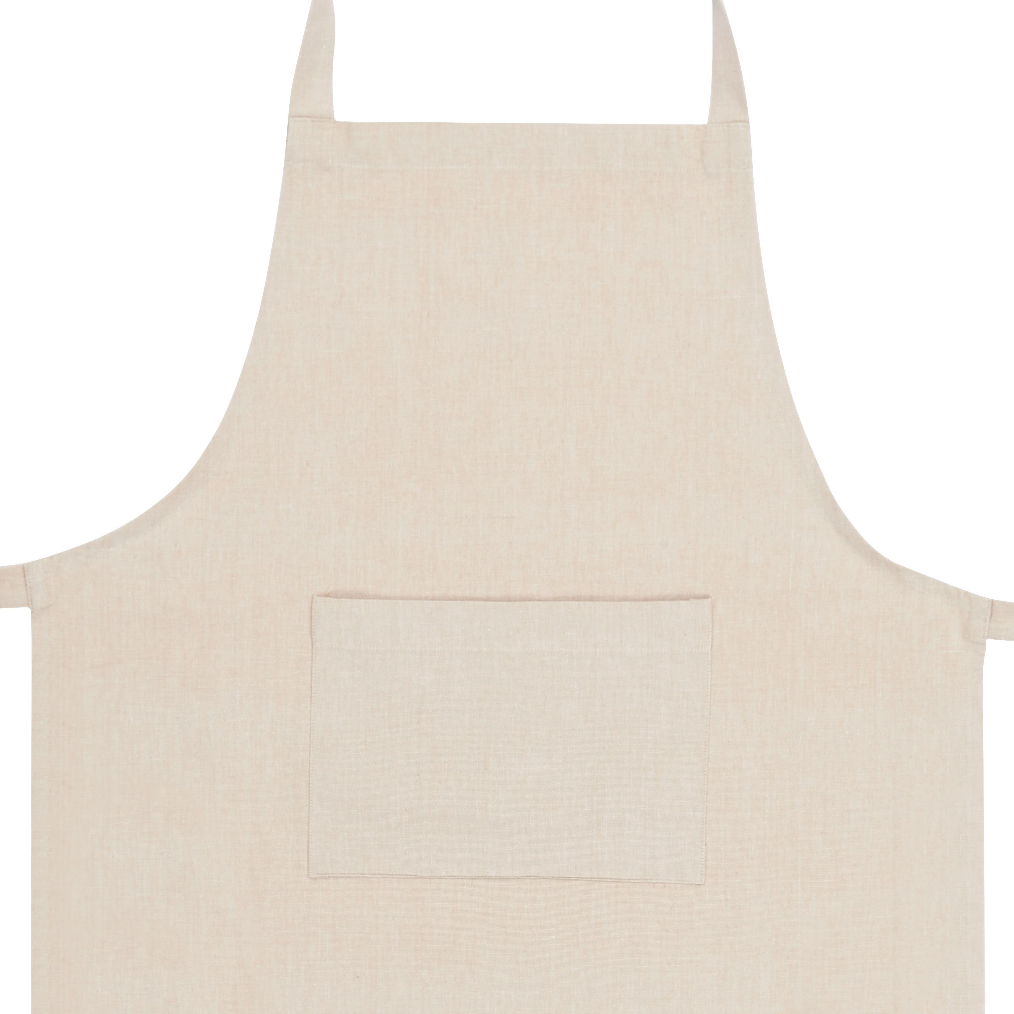 Schürze Henry in Beige ca. 60x90cm - Beige, MODERN, Textil (60/90cm) - Modern Living