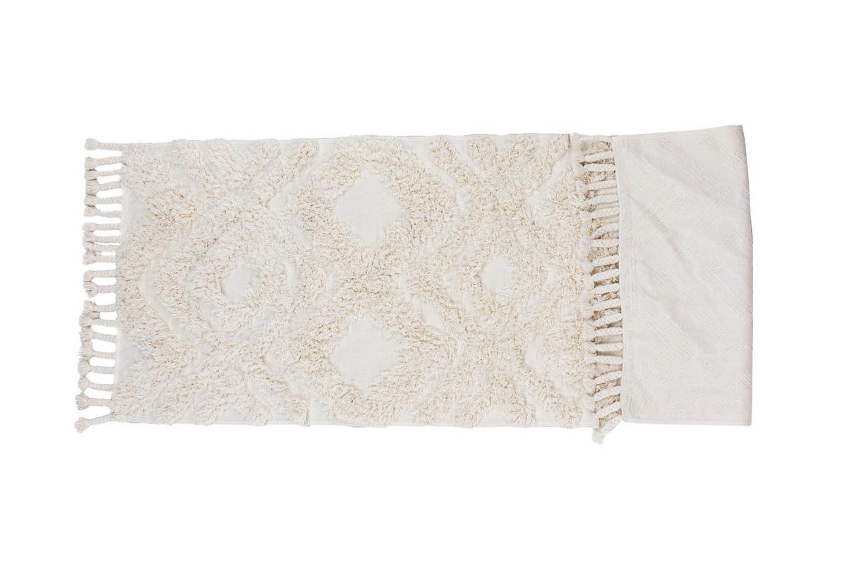 HOCHFLORTEPPICH HILMA - Weiß, LIFESTYLE, Textil (200/70cm) - P & B