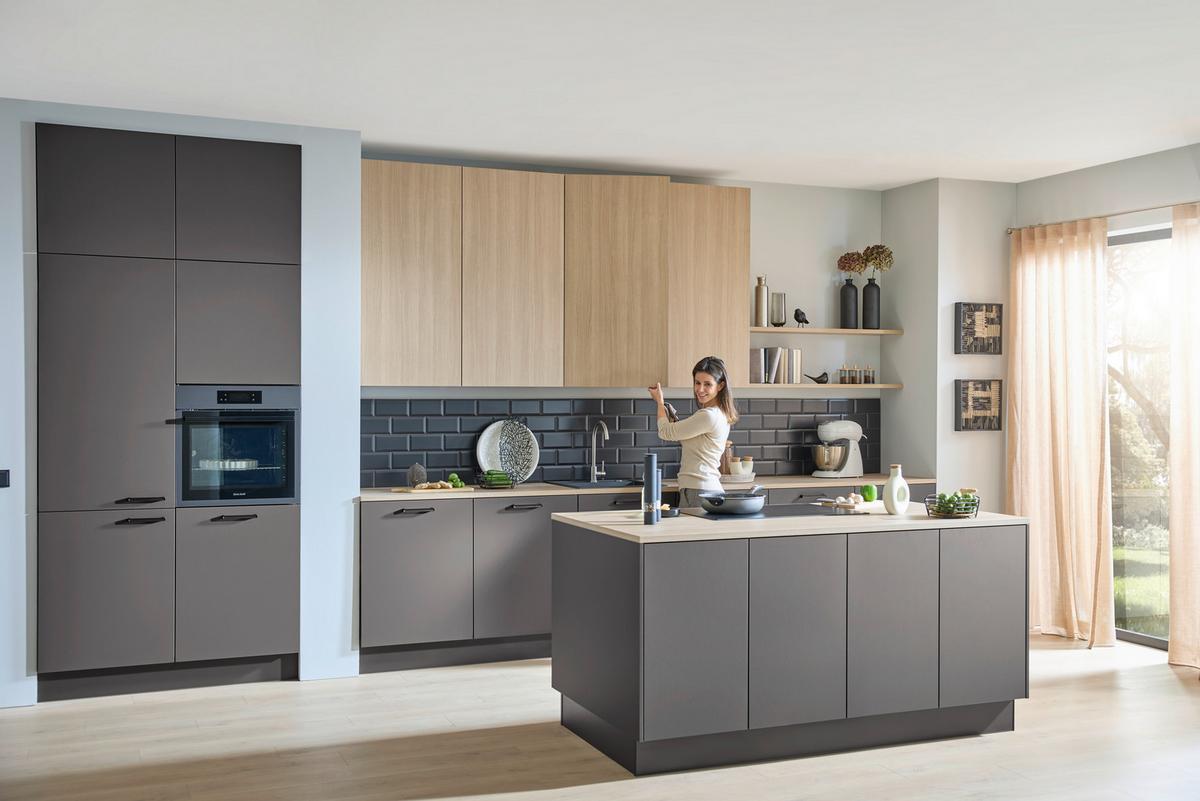 Einbaubackofen DKB39906MK Schwarz - Schwarz, Basics, Glas/Metall (59,4/59,4/56,9cm) - Dieter Knoll