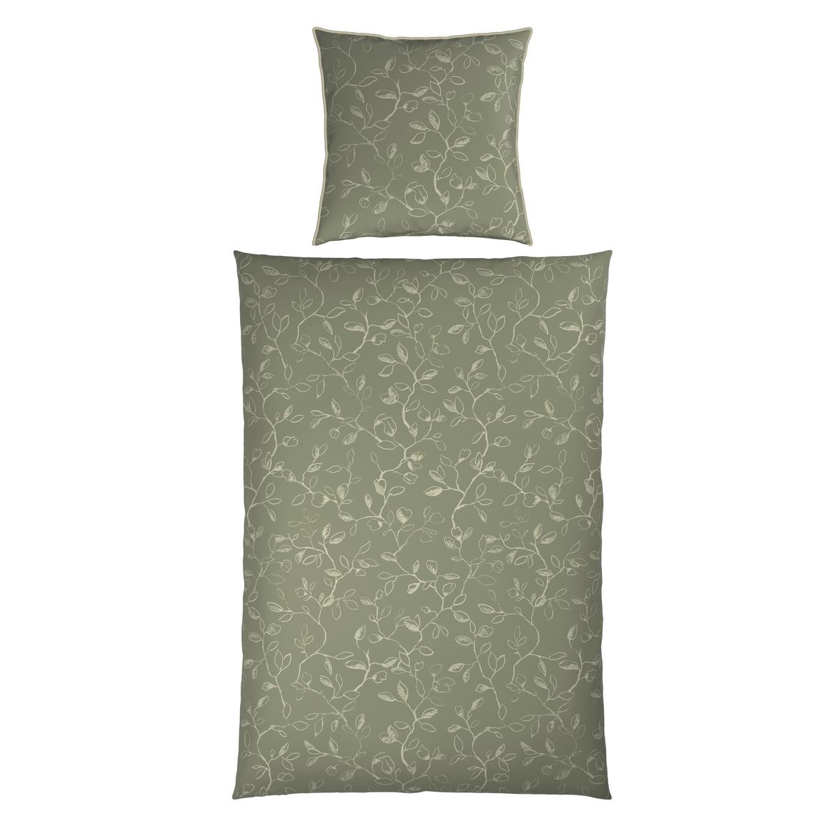 POŚCIEL AWARO - zielony, tkanina (155/220cm) - Bio:Vio