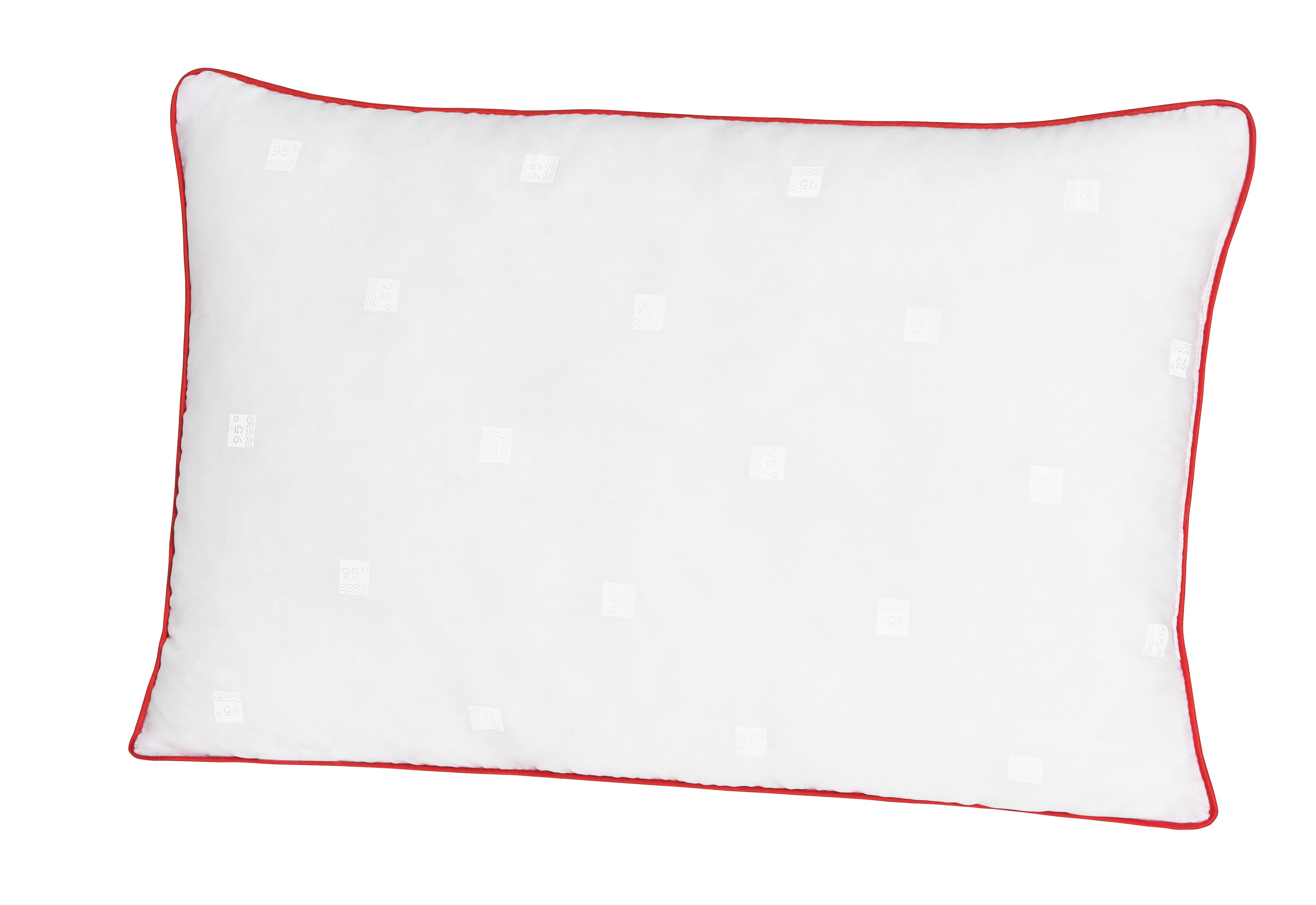 Kopfkissen Dacron 95 ca. 40x80x20 cm Weiß - Weiß, Basics, Textil (40/80/20cm) - Yatas