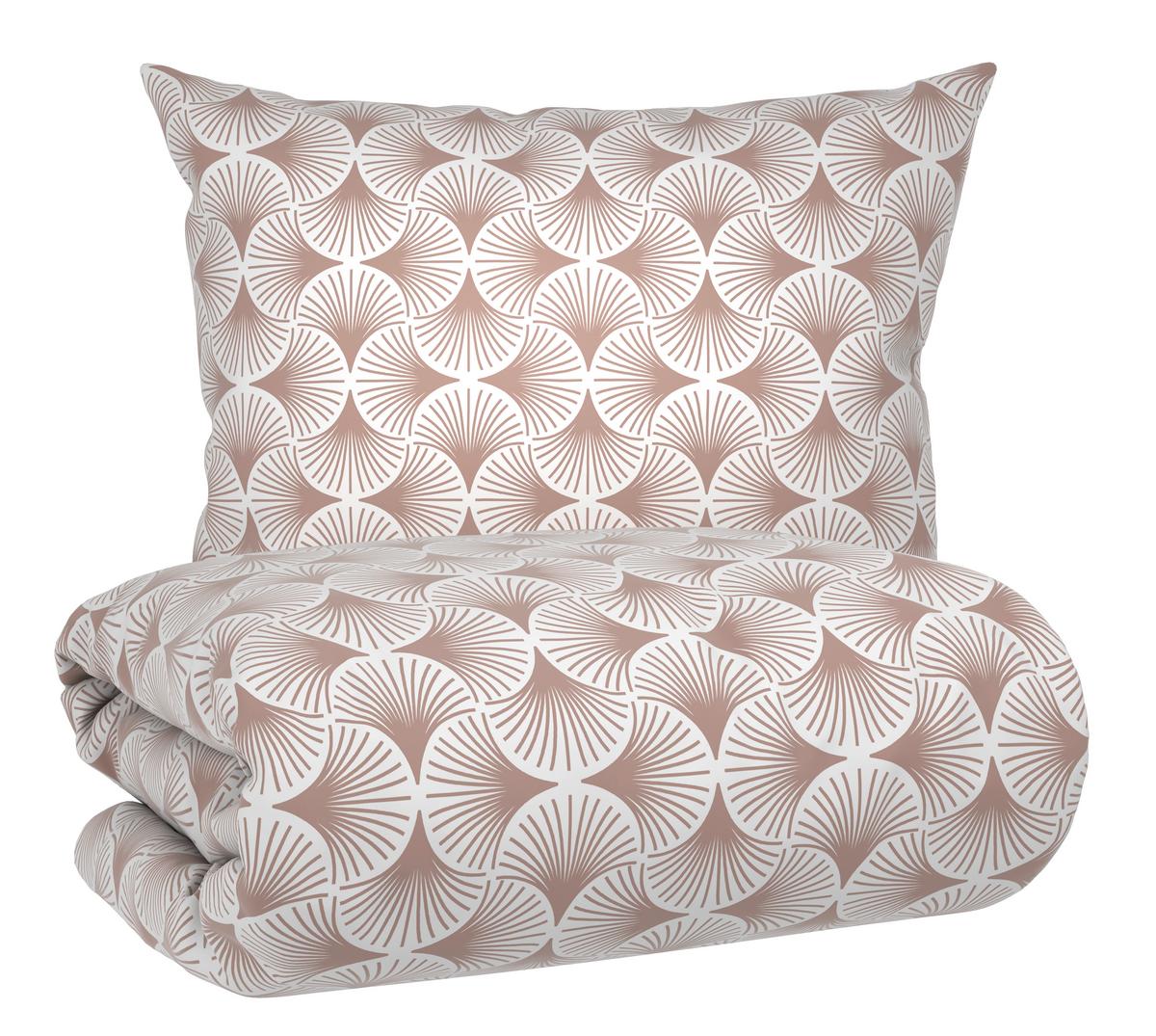 Bettwäsche Silva Beige ca. 140x200cm - Beige, KONVENTIONELL, Textil (140/200cm) - Mömax