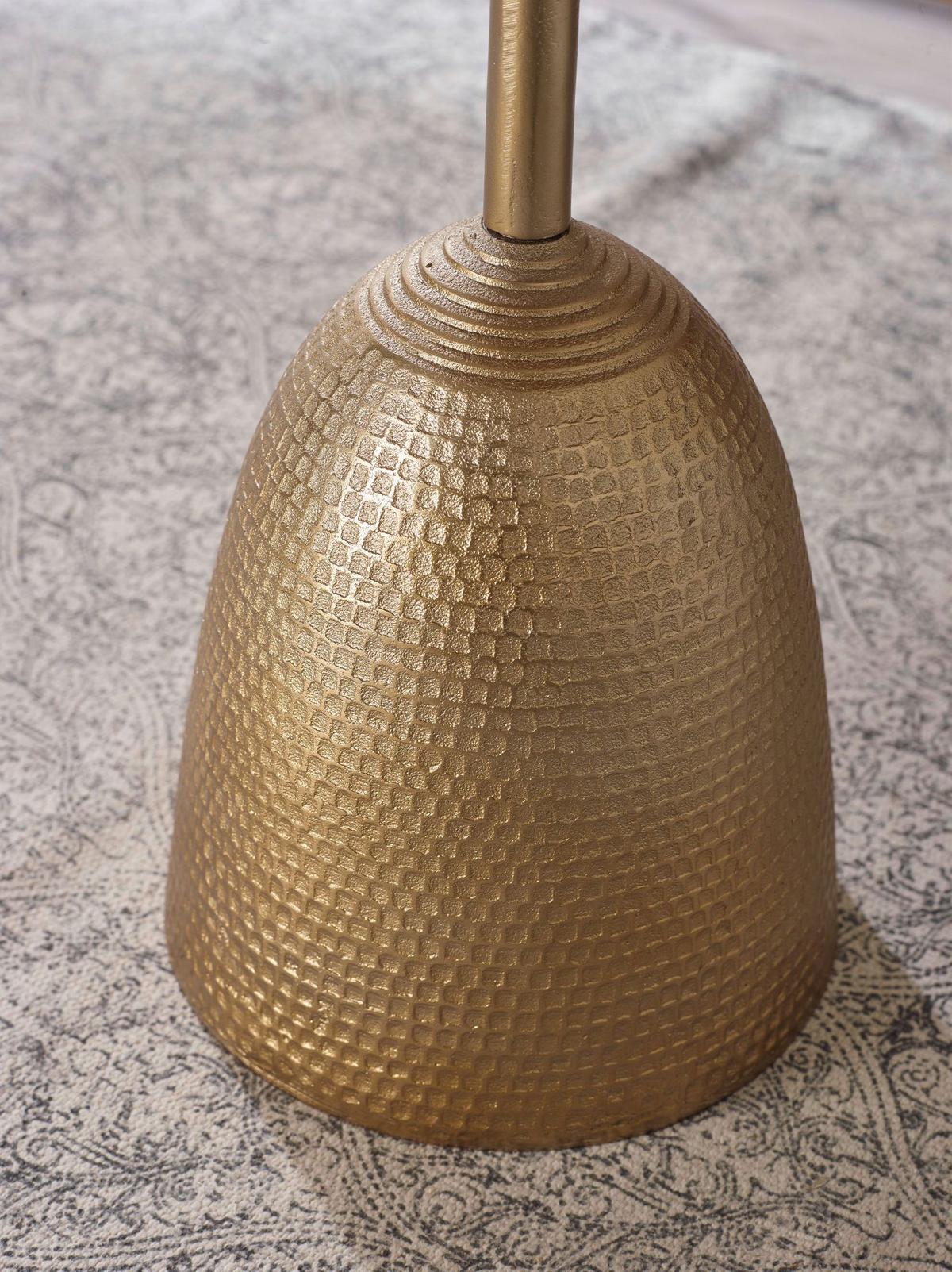 Mizica Wohnling - zlate barve, Design, kovina (33/33/53cm) - MID.YOU