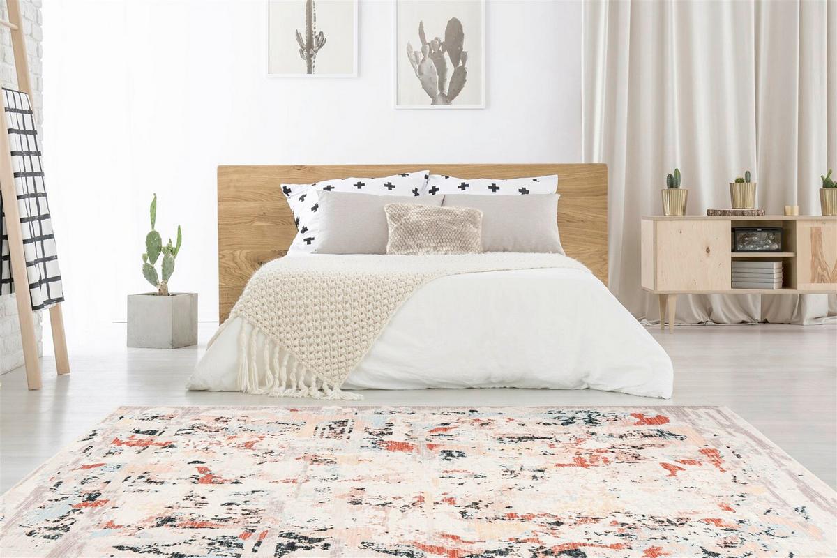 Vintage-teppich Piemont 125 Multi 120x170 - Multicolor, Basics, Textil (120/170cm) - Kayoom