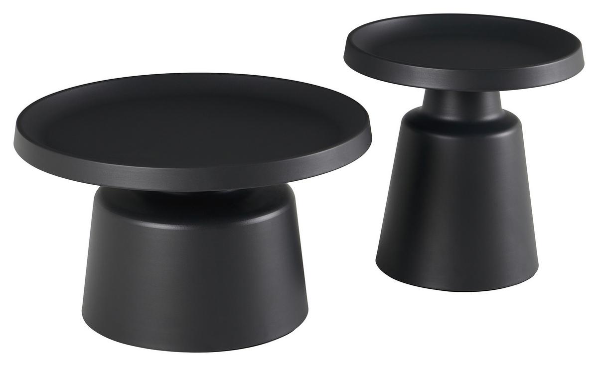 Stolić Camden - crna, Lifestyle, metal (70/50/70/50/41/50cm) - Modern Living