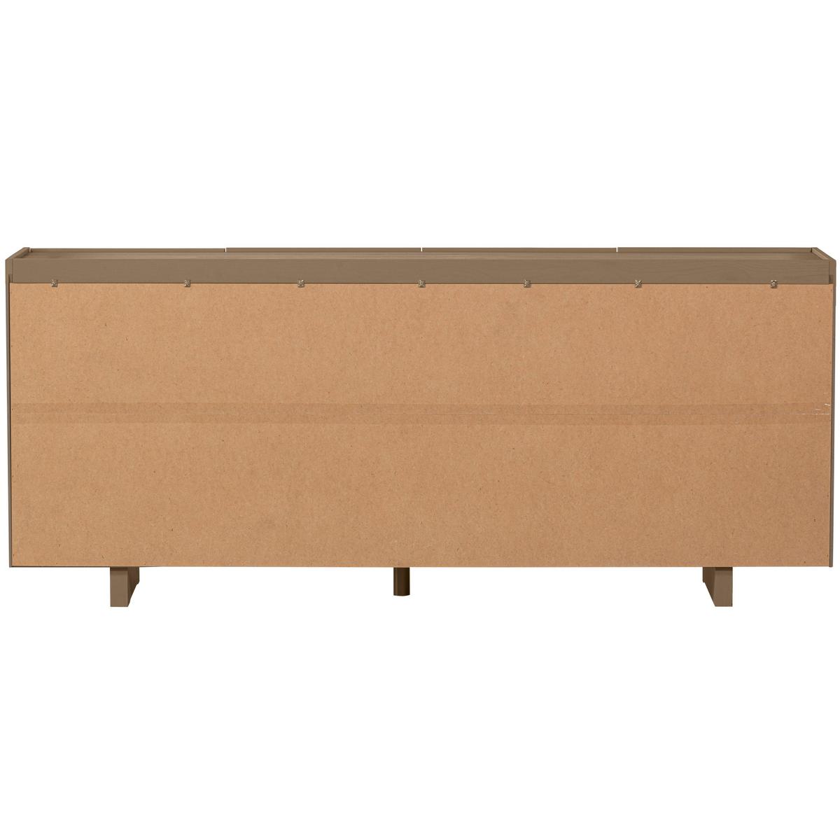 Sideboard Basu Schlammfarben B: 200 cm - Schlammfarben, Design, Holz (200/85/46cm) - Livetastic