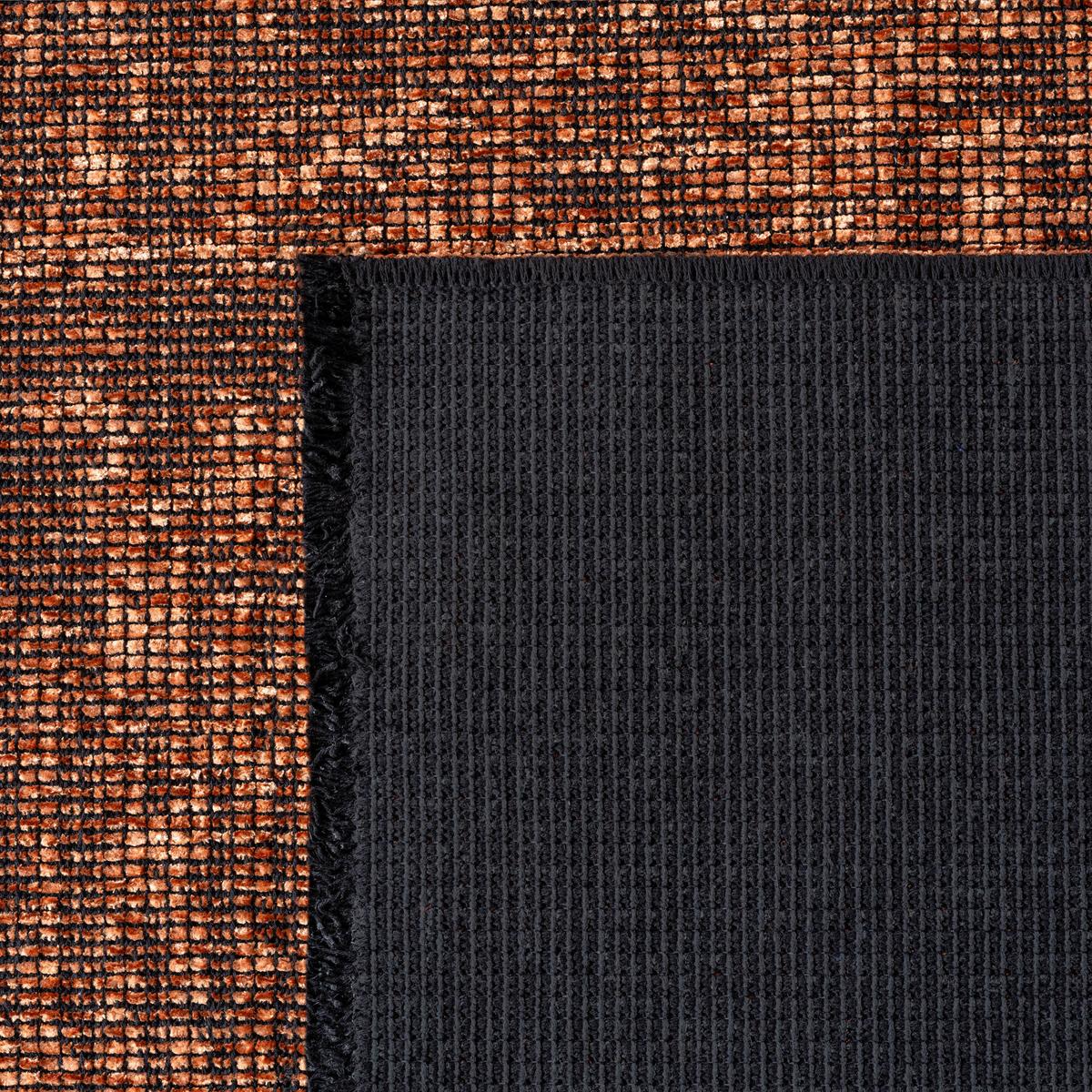 Ravno Tkana Preproga Space, Barva Bakra, 200x290cm - barve bakra, Basics, tekstil (200/290cm) - Novel