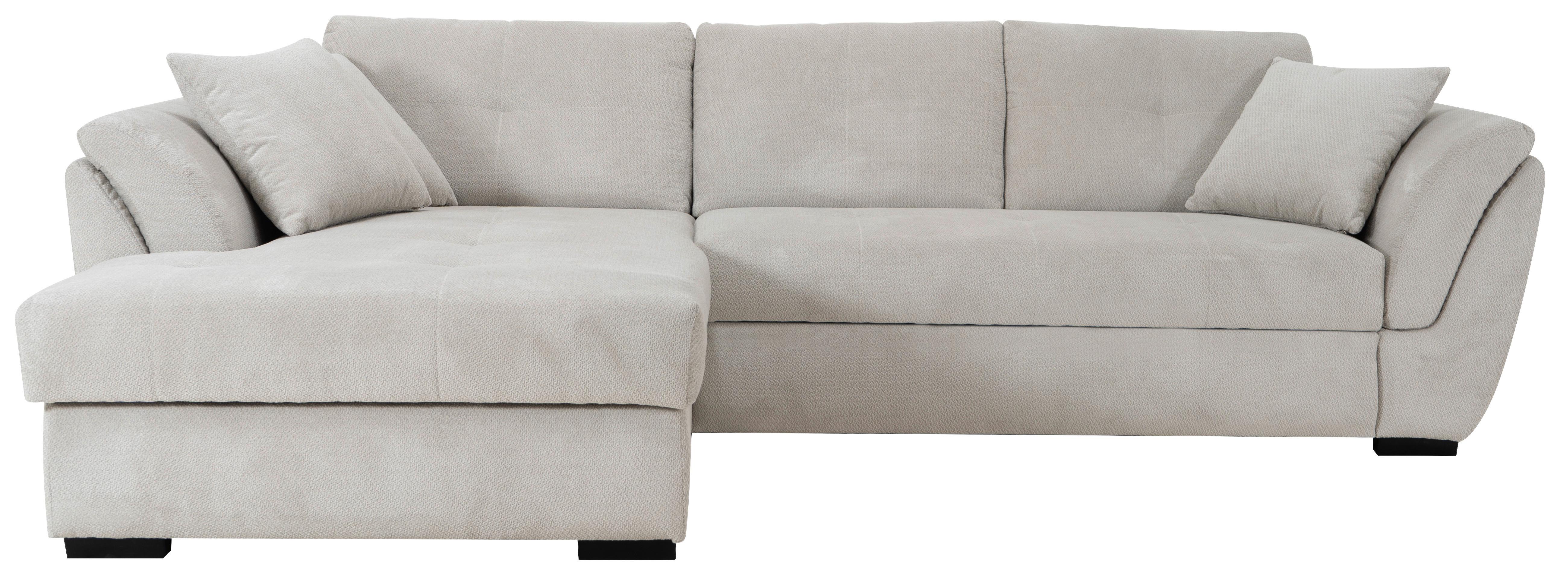 Kutna Garnitura Berisso - crna/sivo-bež, Konvencionalno, tekstil/plastika (187/278cm) - Ondega