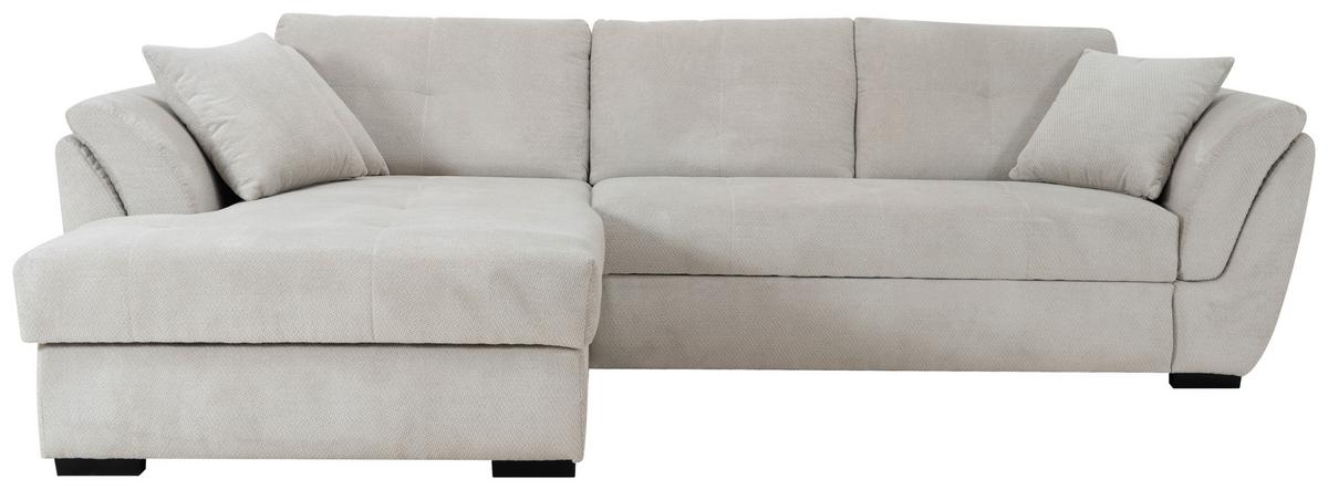 Kutna Garnitura Berisso - crna/sivo-bež, Konvencionalno, tekstil/plastika (187/278cm) - Ondega