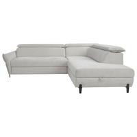 Coltar ROMEO - gri deschis, Modern, textil/material pe bază de lemn (257/76-95/207-212cm) - Modern Living